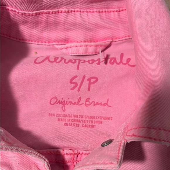 Aeropostale Pink Jean Jacket - Picture 2 of 9